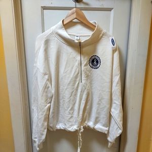 NEW: Old Navy oversized- half-zip sweatshirt